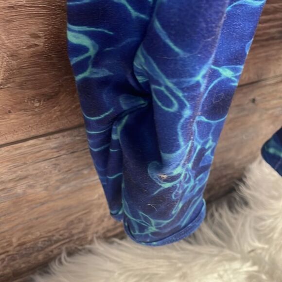 So Yoga Excercise Pants Size Medium Blue Water Color - Picture 6 of 10